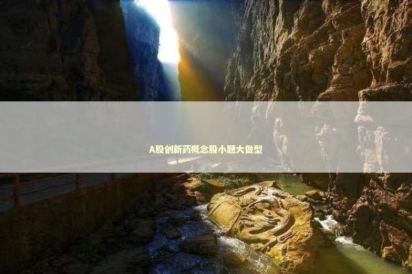 A股创新药概念股小题大做型