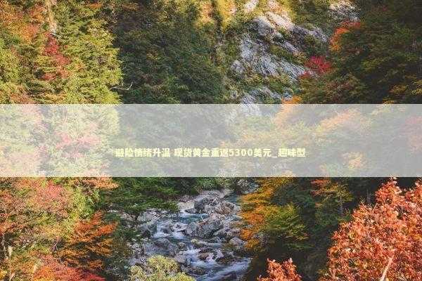 避险情绪升温 现货黄金重返5300美元_趣味型