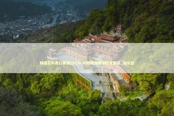 韩国芯片出口暴涨161% AI超级周期创历史新高_议论型