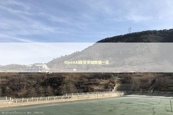OpenAI融资关键数据一览