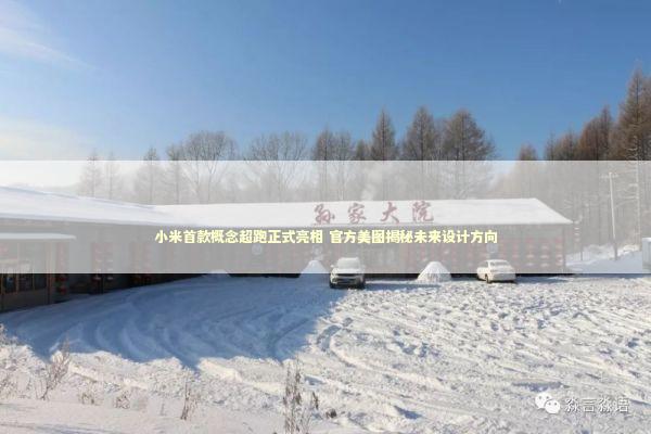 小米首款概念超跑正式亮相 官方美图揭秘未来设计方向