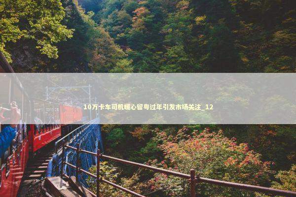 10万卡车司机暖心留粤过年引发市场关注_12